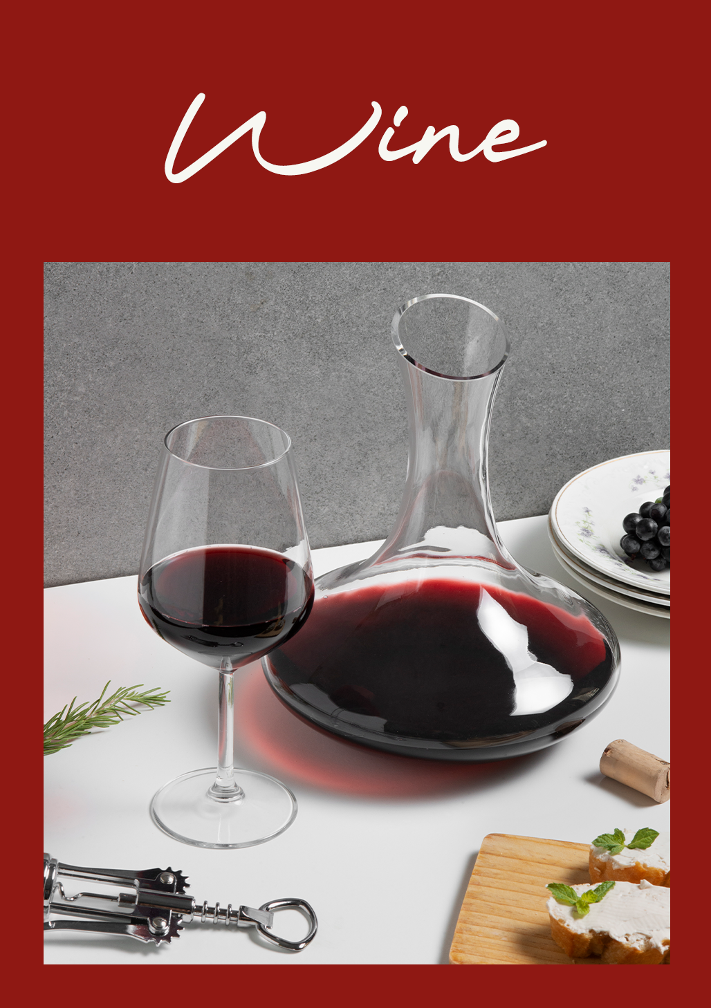 Wine menu